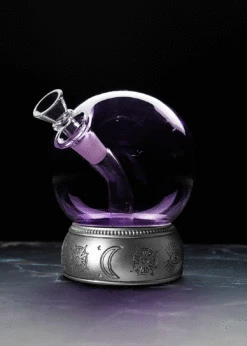 PURPLE CRYSTAL BALL BONG(Purple Crystal Ball Bong) -Canna Style Shop 090222 IMG 9946 GIF3