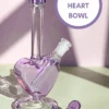 LAVENDER HEART BONG(Lavender Heart Bong) 2 LAVENDER HEART BONG(Lavender Heart Bong) -Canna Style Shop 1