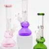 DOUBLE BUBBLE BONG(Canna Style Pretty In Pink Bong)