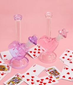 PINK HEART BONG(Pink Heart Bong With Matching Bowl) 11 PINK HEART BONG(Pink Heart Bong With Matching Bowl) -Canna Style Shop HeartBong PinkPurple 01Bcopy edfa3e72 8c6c 42ec 93a0 f4ae3014e4e8
