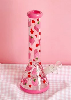 KAWAII STRAWBERRY BONG 10"(Kawaii Strawberry Bong)