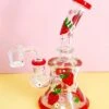 HANDPAINTED STRAWBERRY RIG(Handpainted Strawberry Rig) 1 HANDPAINTED STRAWBERRY RIG(Handpainted Strawberry Rig) -Canna Style Shop IMG 1239 2