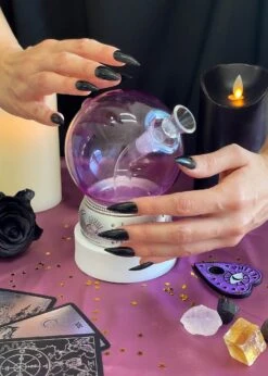 PURPLE CRYSTAL BALL BONG(Purple Crystal Ball Bong) -Canna Style Shop IMG 2277 2