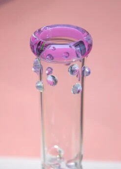 LAVENDER DAZZLE TRIPLE-PERC BONG 18"(Purple Drip Twist Bong) -Canna Style Shop IMG 6633 2