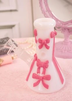 PINK BOW BONG 6"(Pink Bow Bong) -Canna Style Shop IMG 8212 625e6f1e 0ec5 413d 8911 25972cf18445