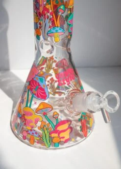 COLORFUL MUSHROOM BONG 16"(Mushroom Beaker Bong Glow In The Dark) -Canna Style Shop IMG 8306