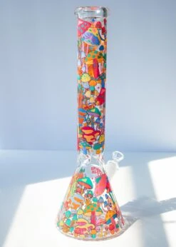 COLORFUL MUSHROOM BONG 16"(Mushroom Beaker Bong Glow In The Dark) -Canna Style Shop IMG 8338 2 ae3fb122 ea7a 4f38 85f9 60b34e81d243