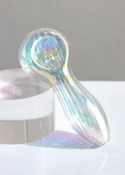 IRIDESCENT SWIRL SPOON PIPE(Iridescent Swirl Spoon Pipe)