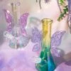 FAIRY WINGS BEAKER BONG(Fairy Wings Bong) -Canna Style Shop butterfly bong combo1 sparkles