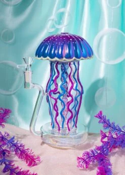 IRIDESCENT JELLYFISH BONG(Iridescent Jellyfish Bong)