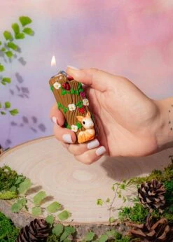 WOODLAND CREATURES BIC LIGHTER CASE(Woodland Creatures Lighter Case) -Canna Style Shop lighter7