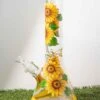 SUNFLOWER BONG 12"(Handpainted Sunflower Bong) -Canna Style Shop sunflower bong1