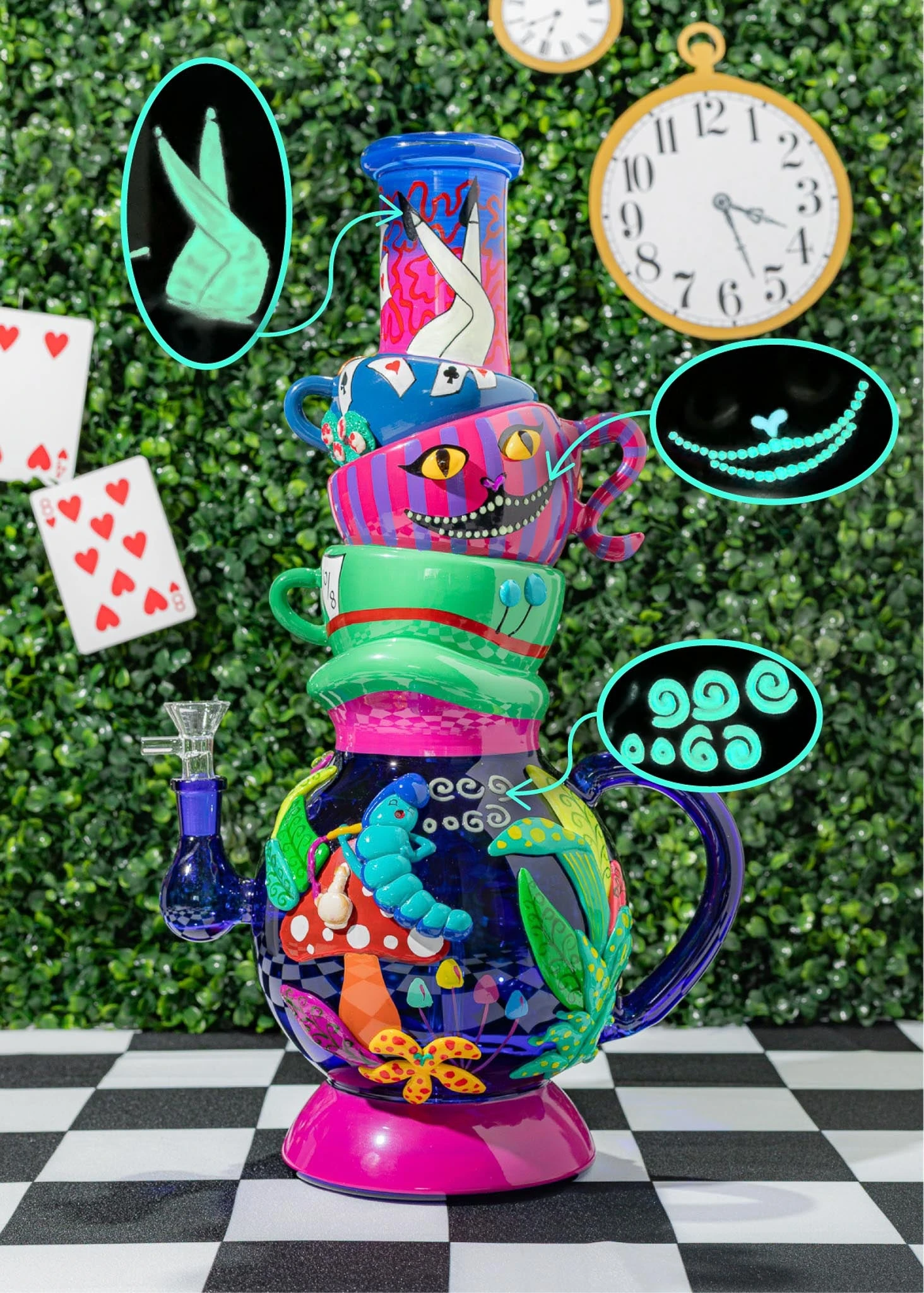 TEA PARTY BONG 16"(Tea Party Bong) 12 TEA PARTY BONG 16"(Tea Party Bong) - Image 10